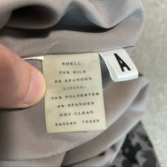 Ann Taylor Silk Blend Animal Print Skirt Size 6 - Picture 8 of 8